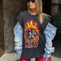 T-Shirt Rock Kiss Roll Levi’s