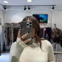 Maglia Manuela a collo alto Panna