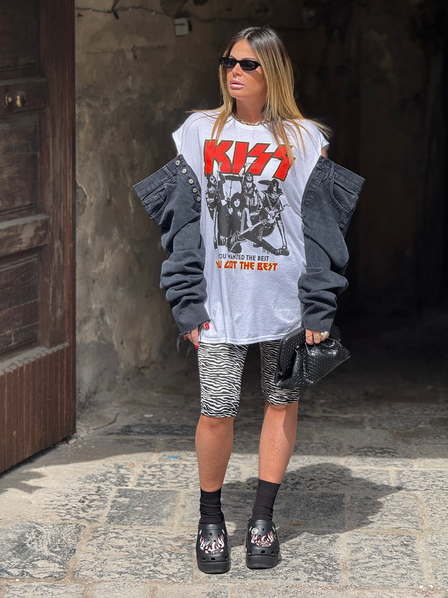 T-Shirt Rock Kiss Got Levi’s