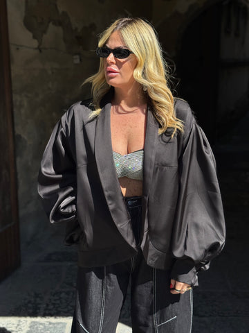 Bomber Satin