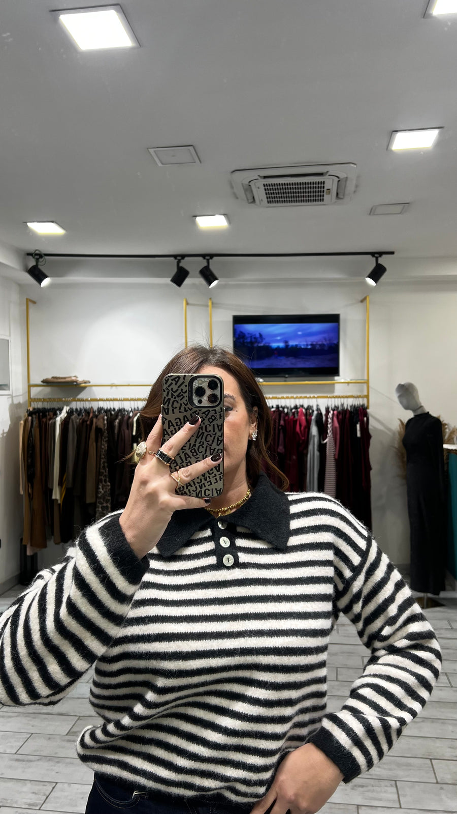 Pull a Polo Nero/Bianco