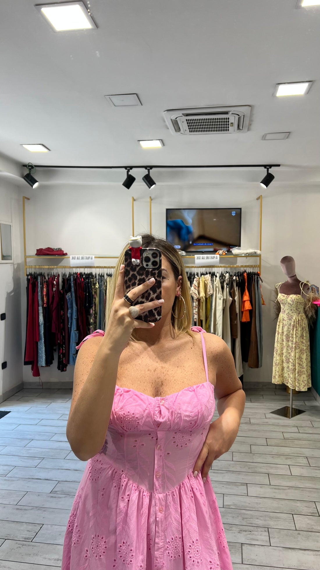 Dress San Gallo Rosa