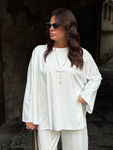 Maxi Shirt Itta Bianca