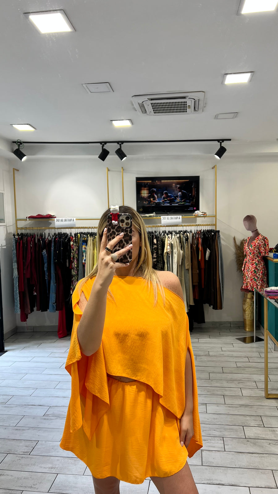 Coordinato Beyo tre pezzi Arancio