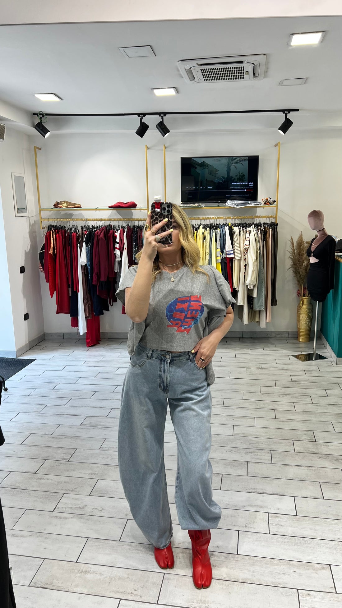 T-Shirt Zheng Grigia