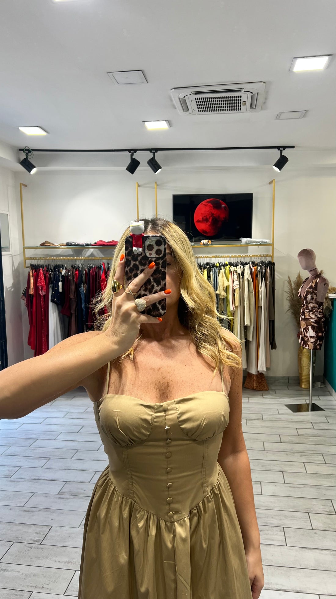 Dress Giulia Camel