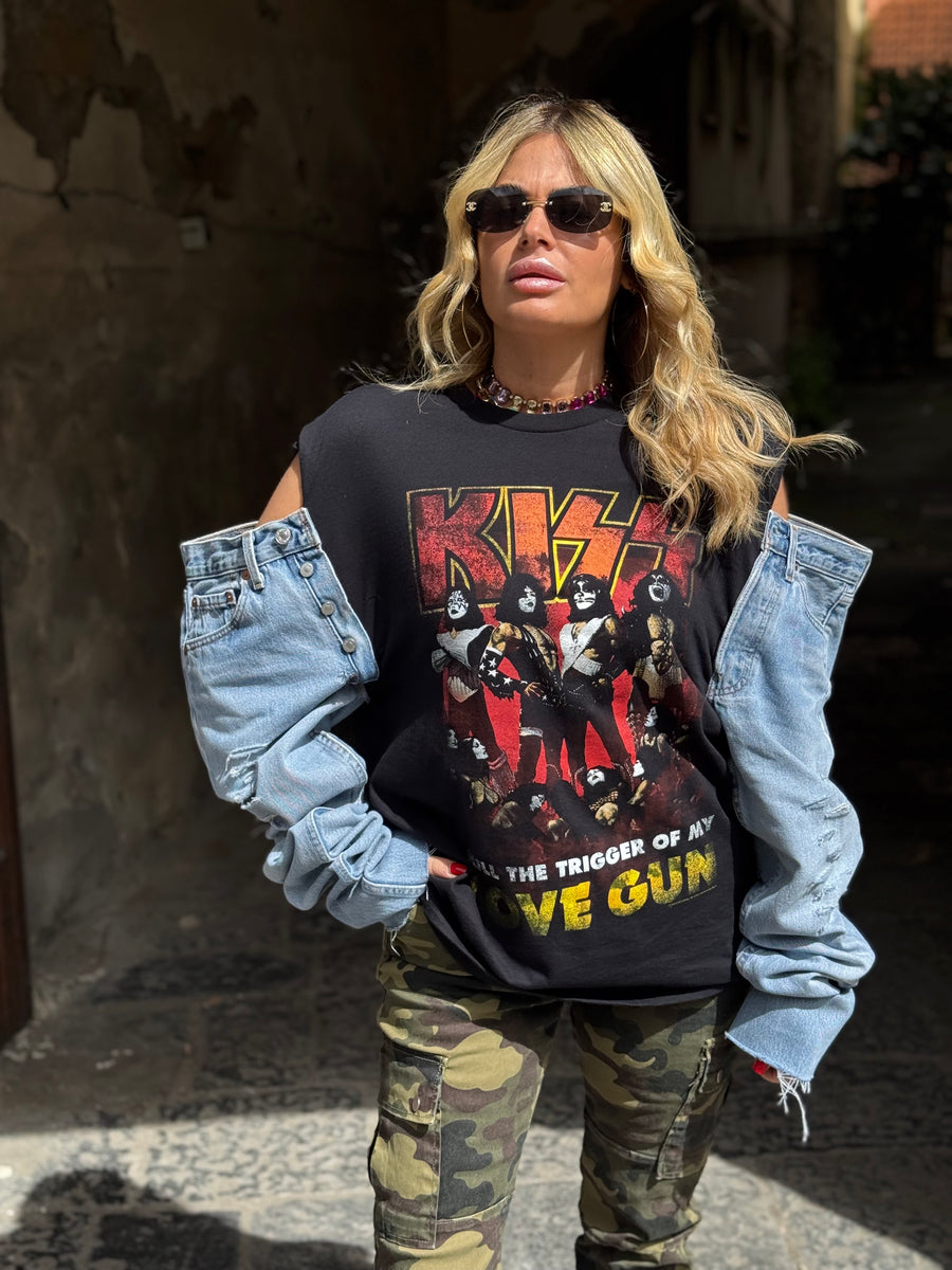T-Shirt Rock Kiss Love Gun Levi’s