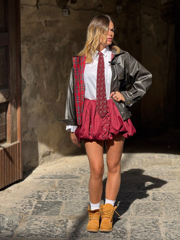 Gonna Taylor Bordo a pantaloncino