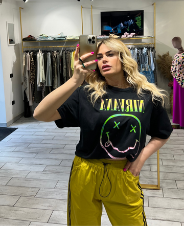 T-Shirt Rock Nirvana Smile