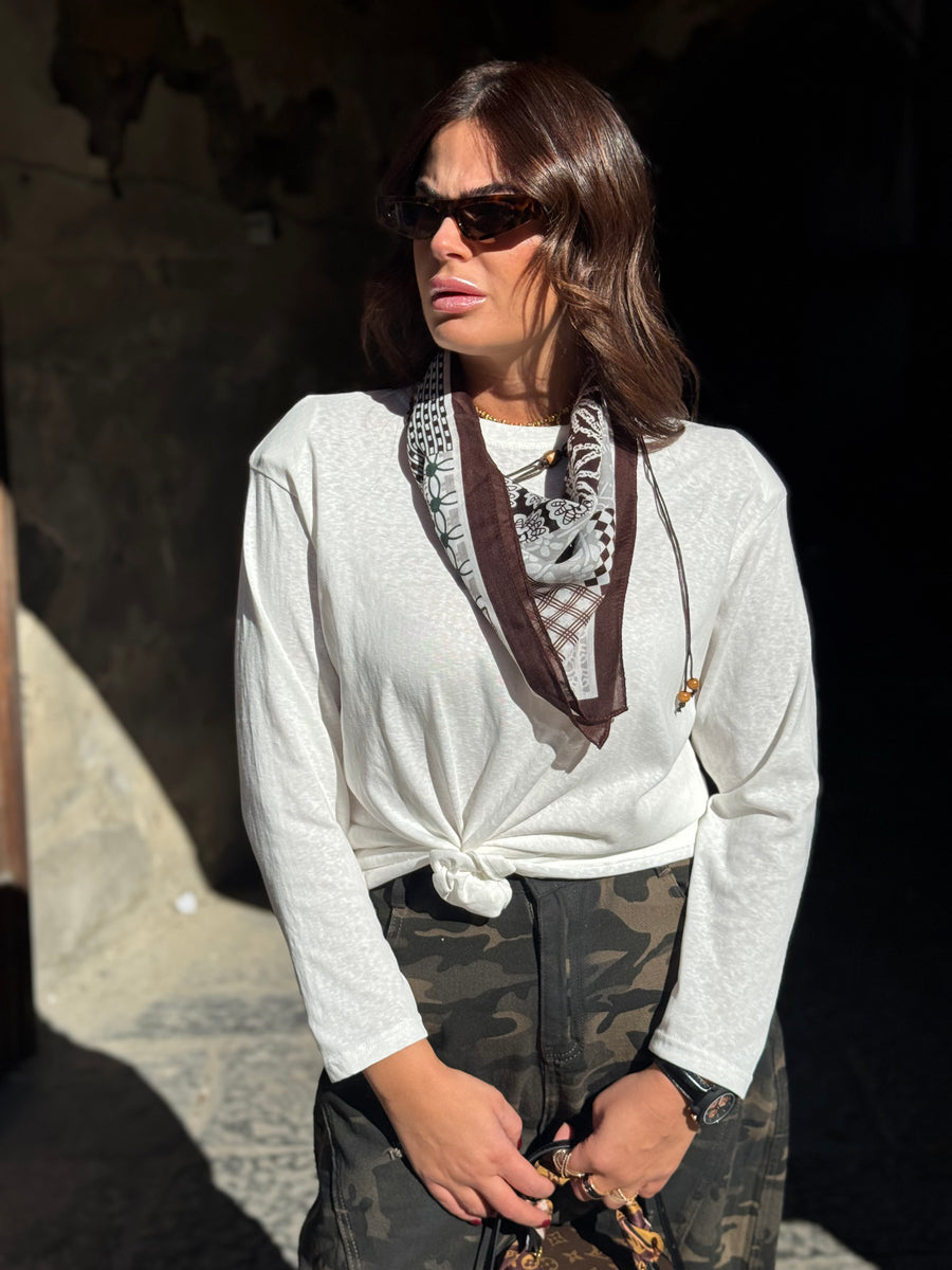 Shirt Foulard Bianca