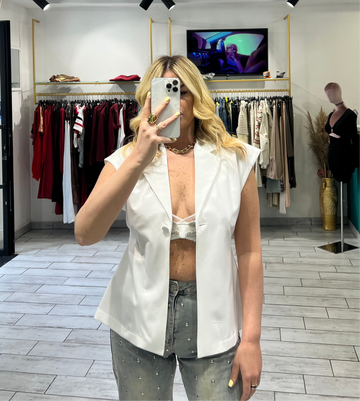 Gilet Ariel Bianco