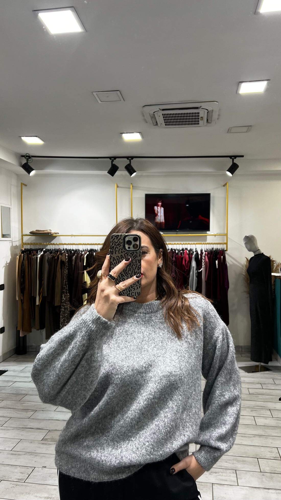 Maglione Cisab Grigio