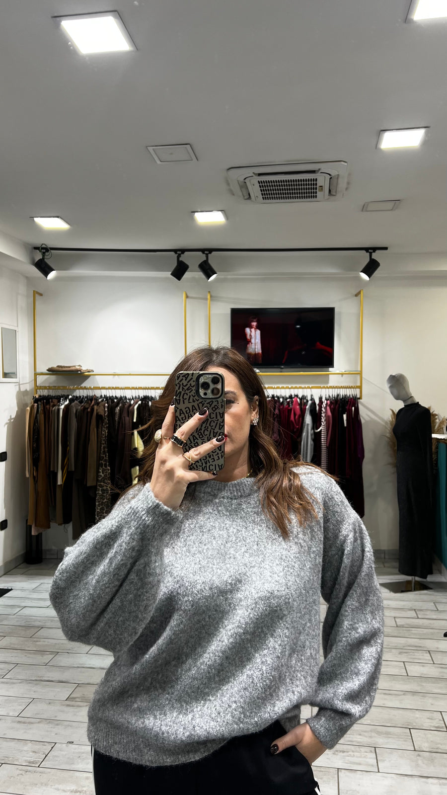 Maglione Cisab Grigio