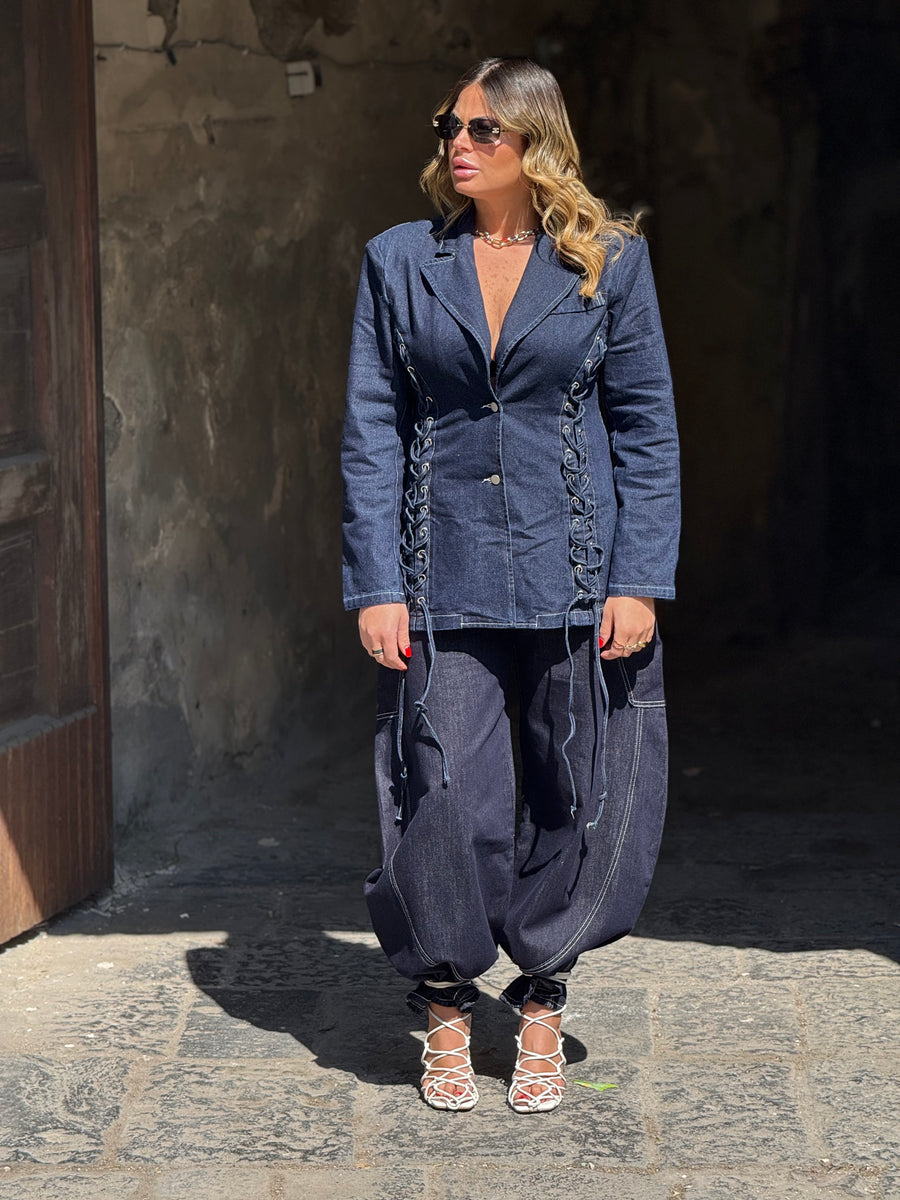 Giacca Net in denim
