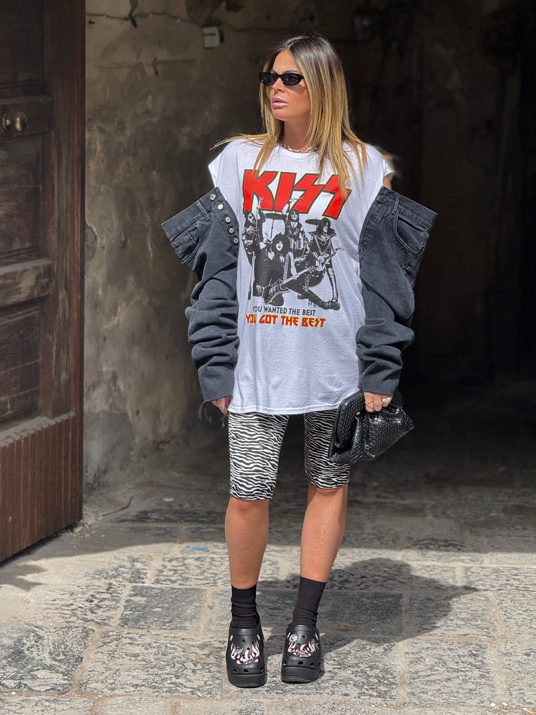 T-Shirt Rock Kiss Got Levi’s