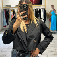 Trench Crop Mity Nero