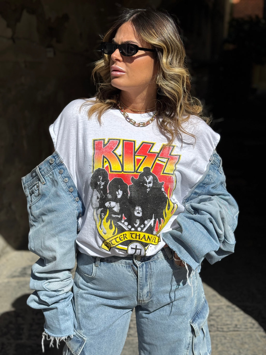 T-Shirt Rock Kiss Levi’s