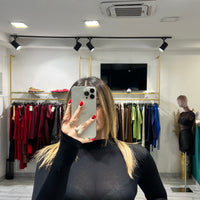Maglia Crop Isa Nera