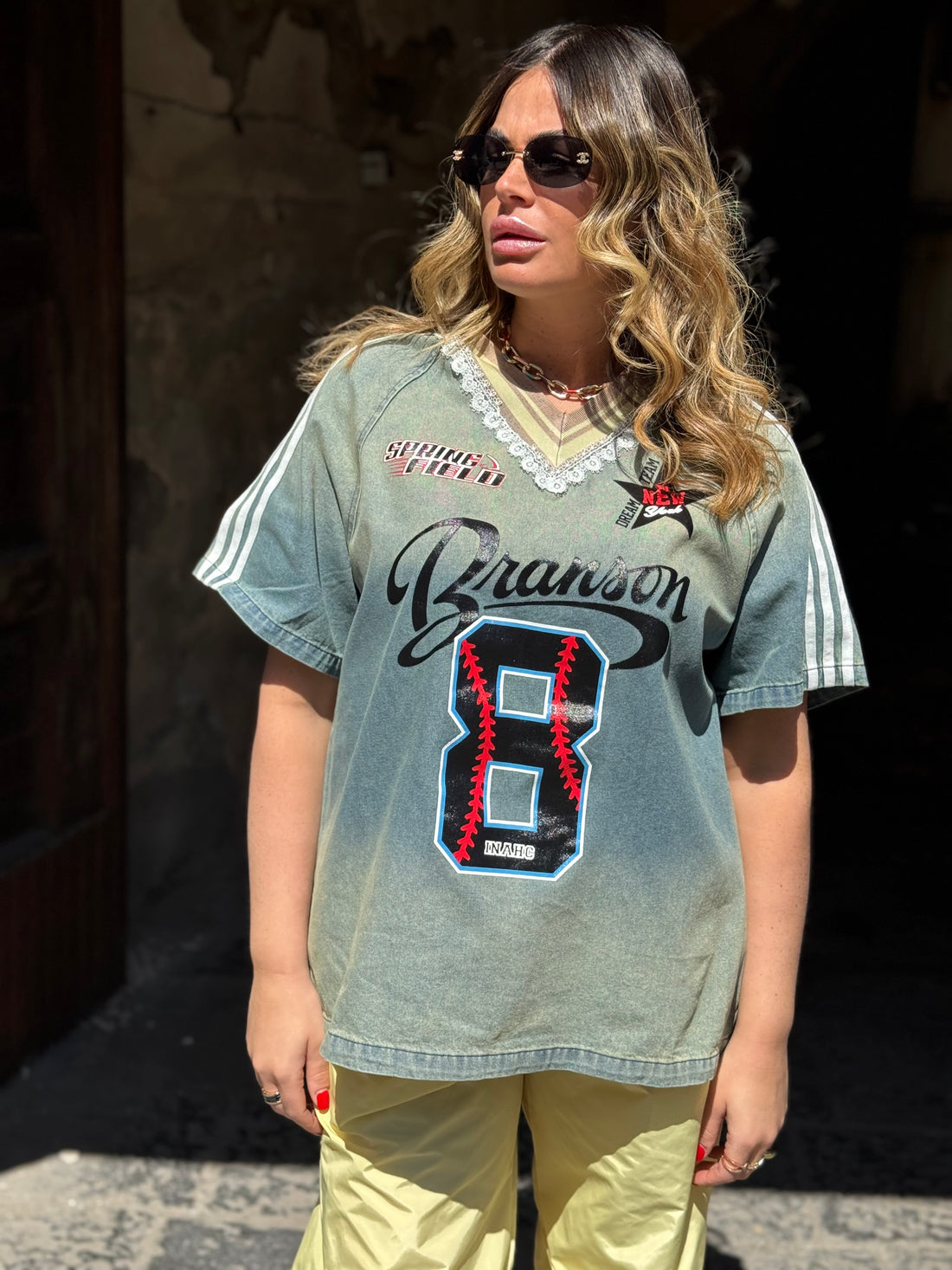 T-Shirt Branson in denim