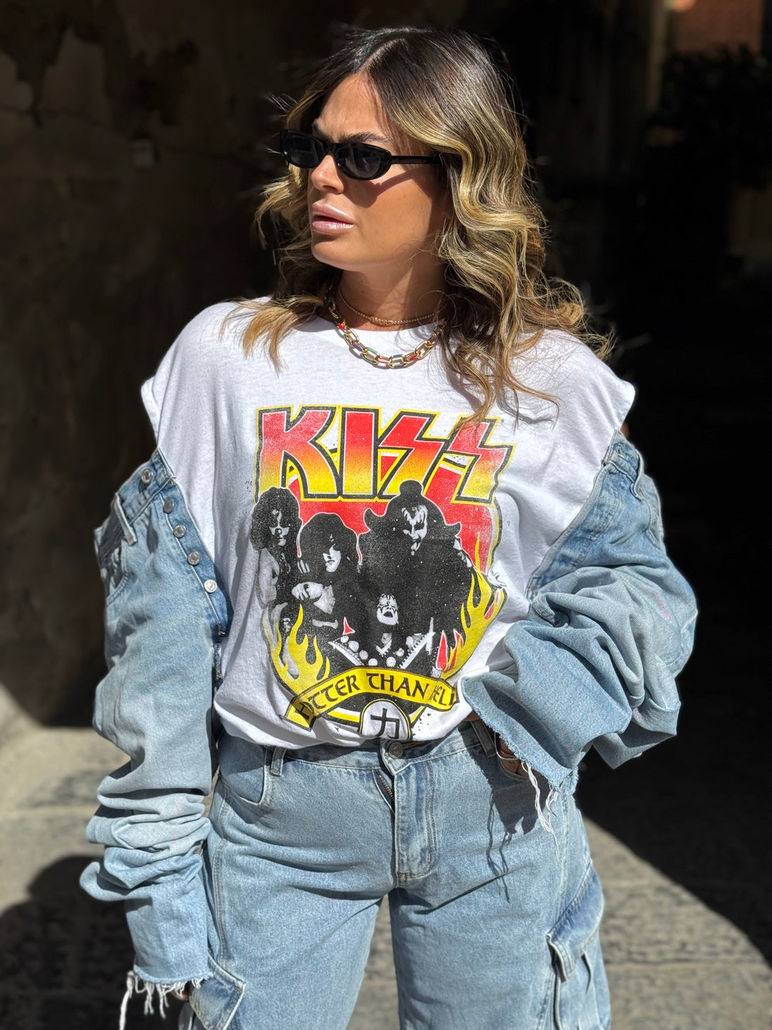 T-Shirt Rock Kiss Levi’s