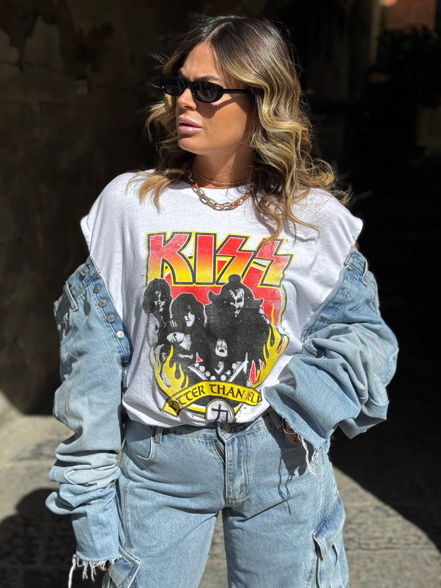 T-Shirt Rock Kiss Levi’s