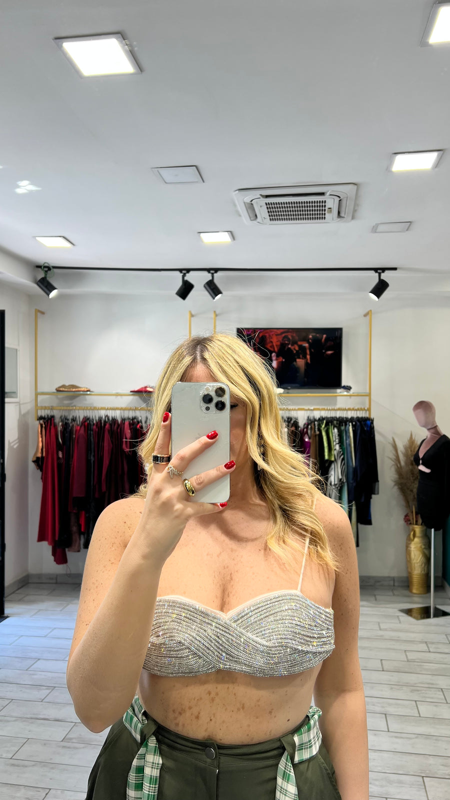 Bralette Jewels Beige