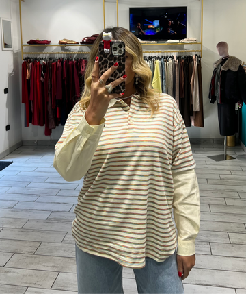 Polo Elliot con manica in camicia