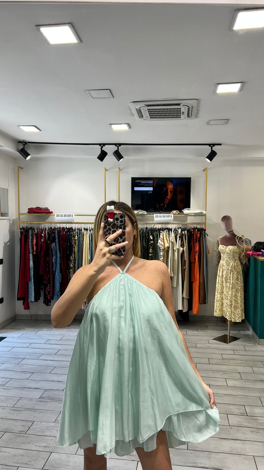 Dress Navani Verde Acqua