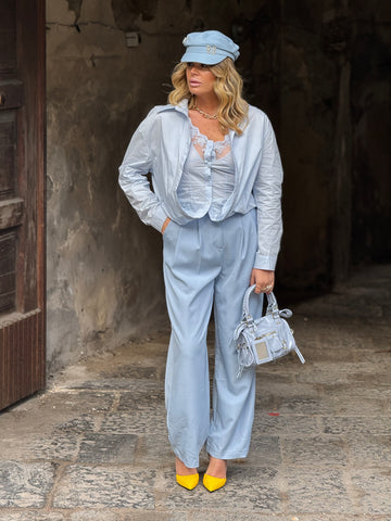 Pantalone BestFit Celeste