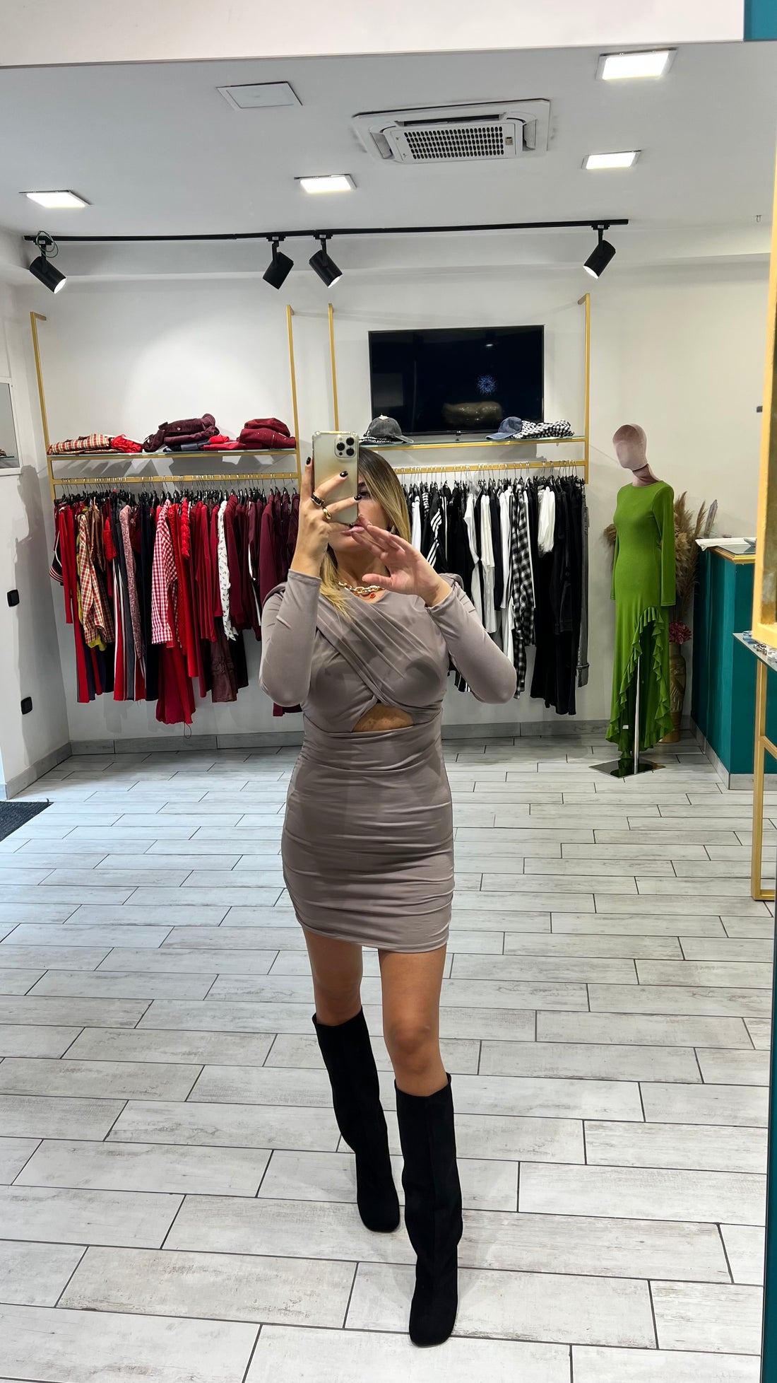 Dress Vale Tortora