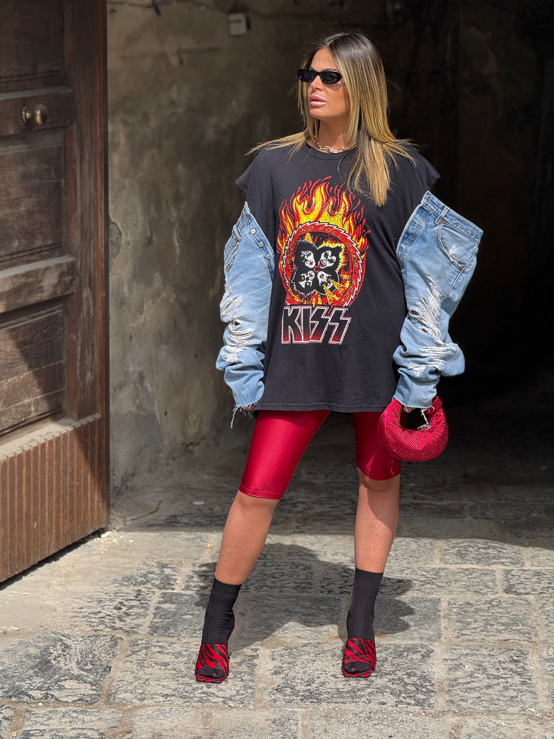 T-Shirt Rock Kiss Roll Levi’s