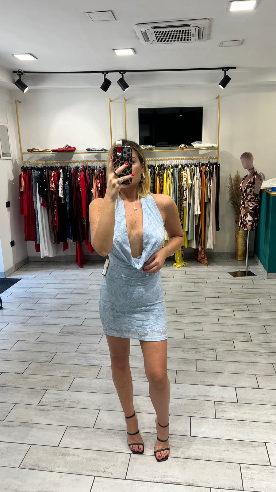 Dress Milena Celeste