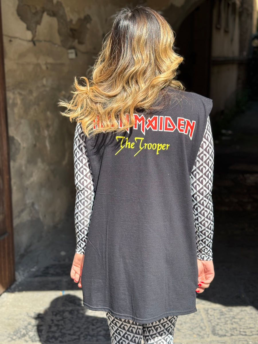 T-Shirt Poncho Rock Iron Maiden