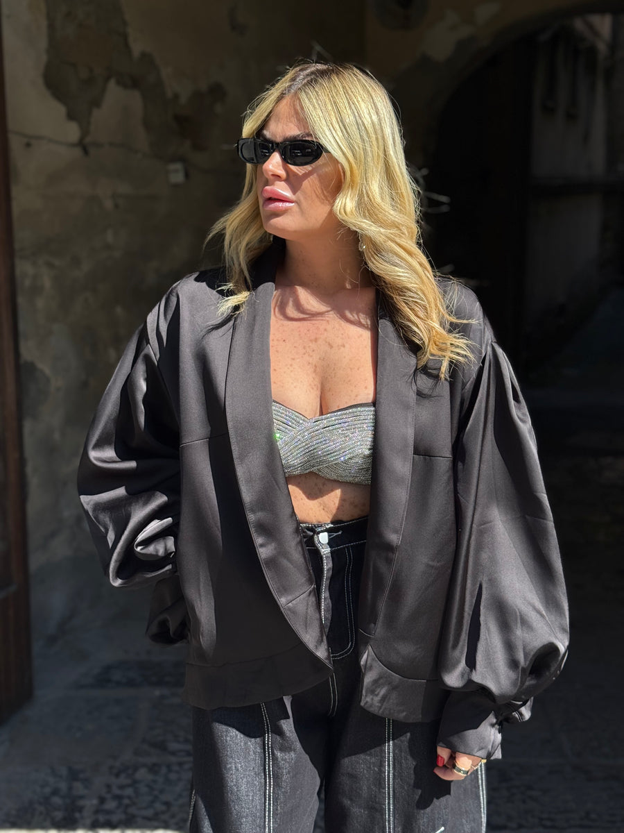 Bomber Satin