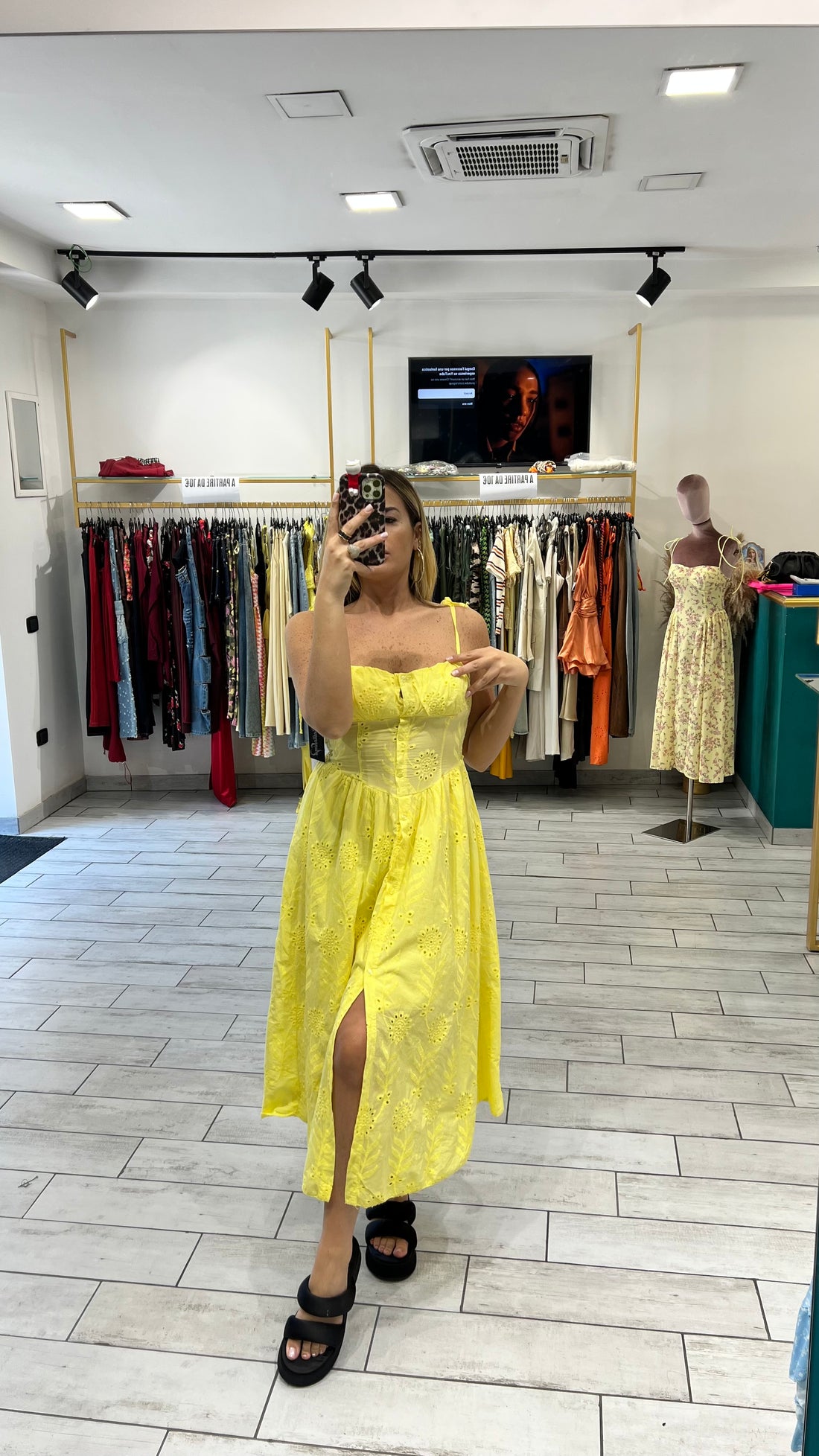 Dress San Gallo Giallo