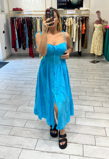 Dress San Gallo Turchese