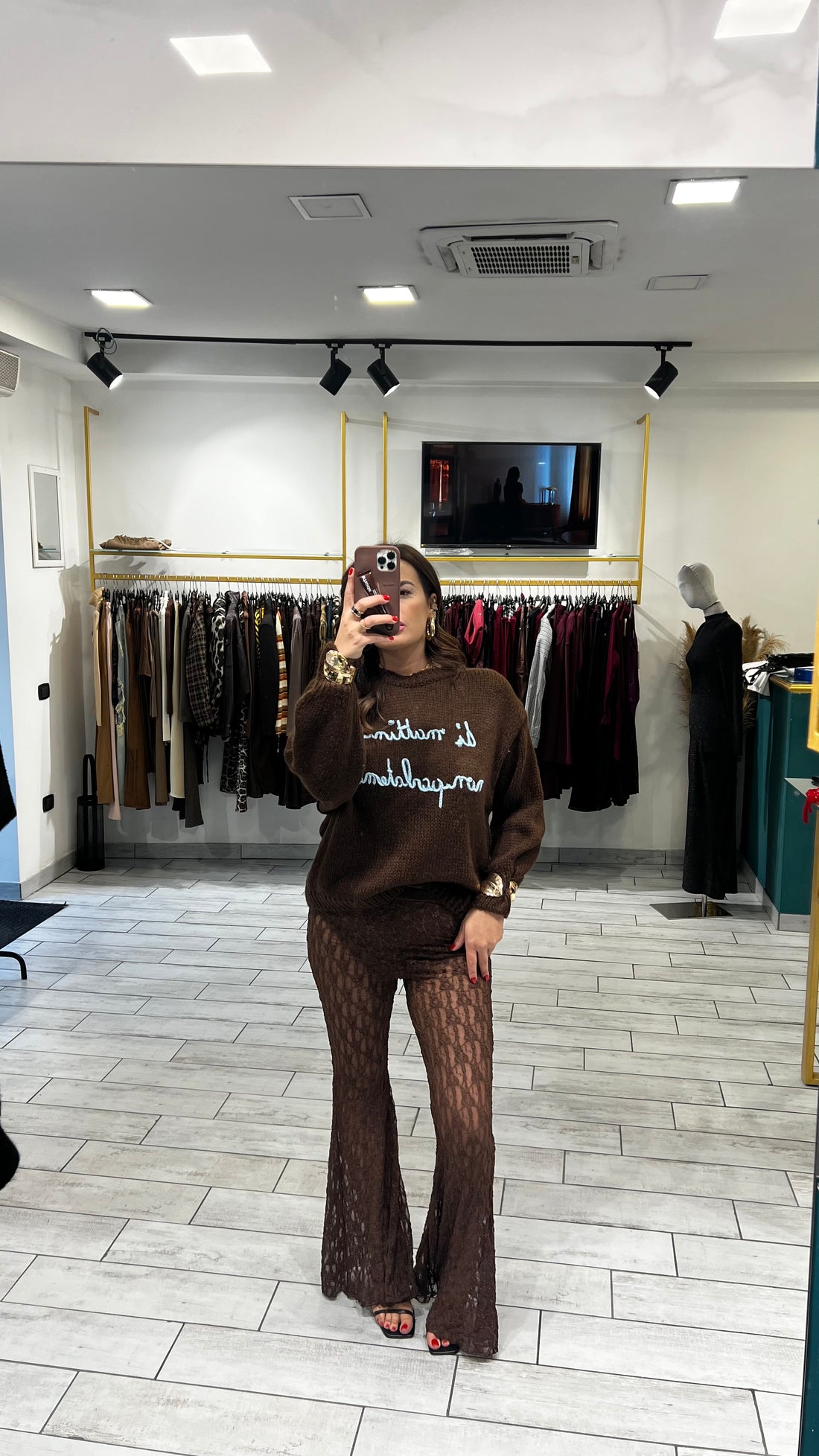 Leggings Isela Marrone