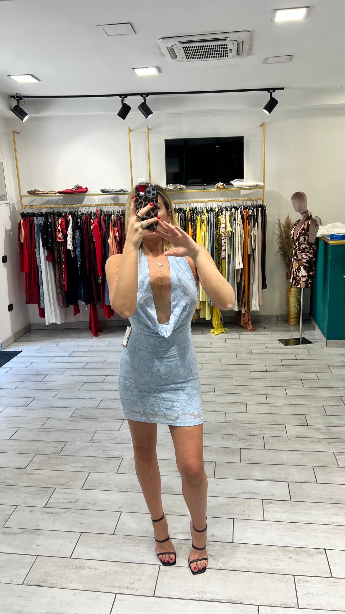 Dress Milena Celeste