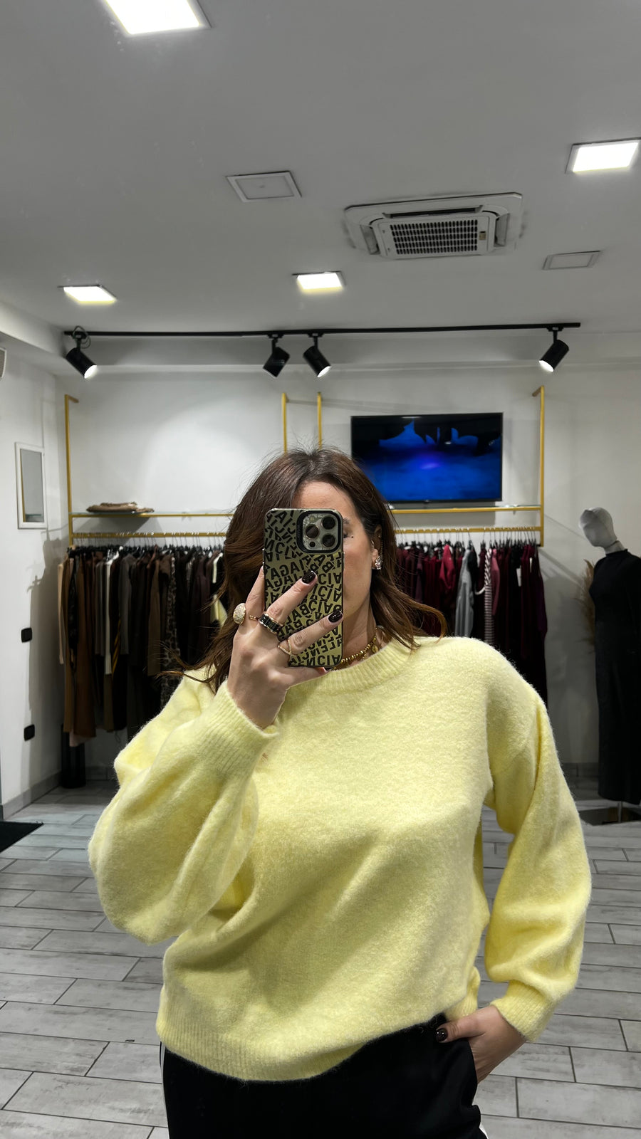 Maglione Cisab Giallo