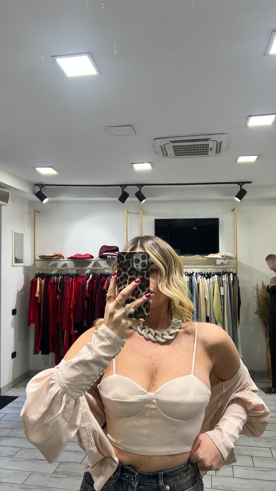 Top Hanima Beige
