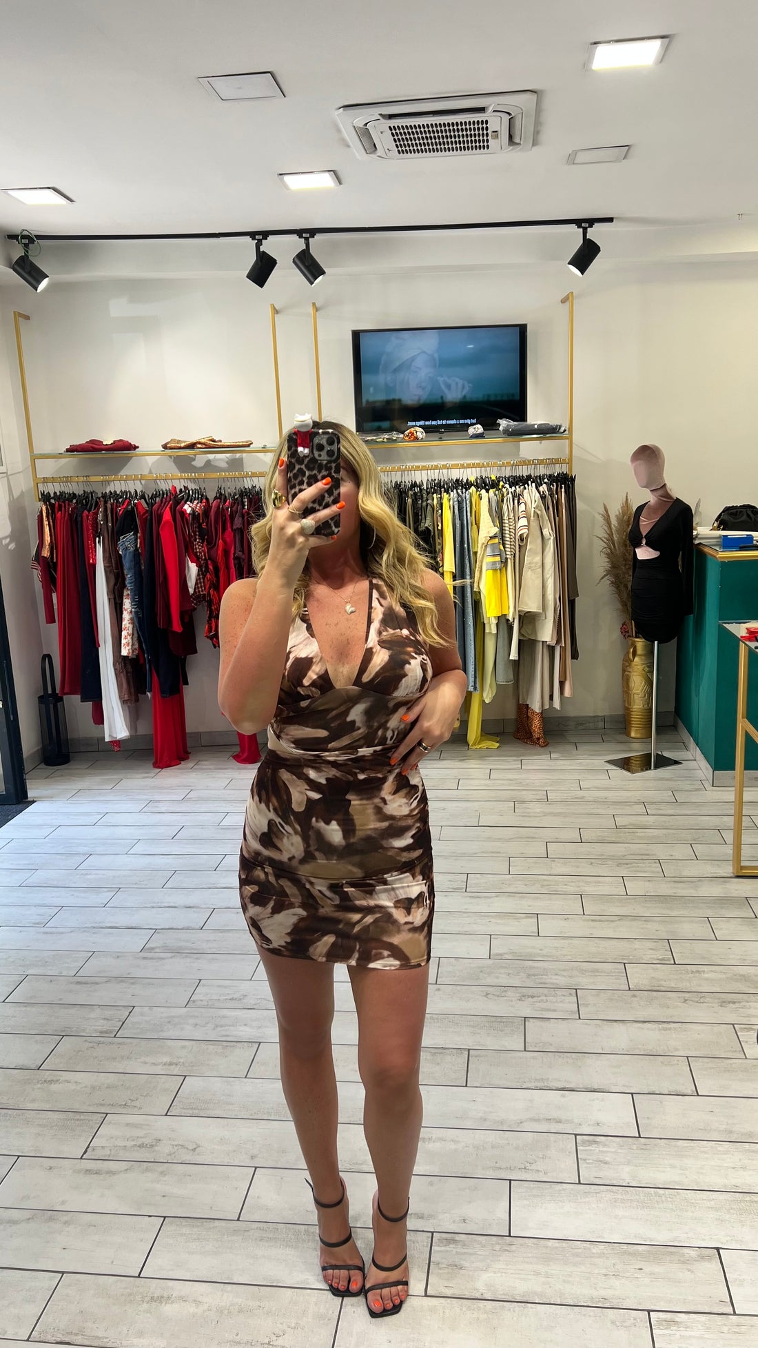 Dress Fimi Marrone