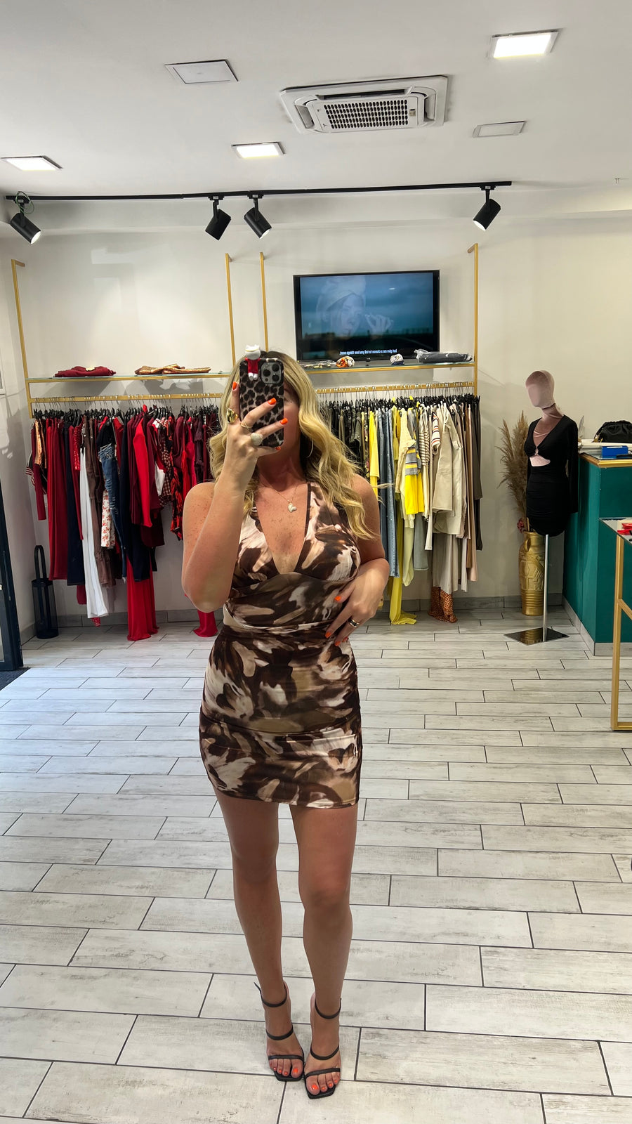 Dress Fimi Marrone