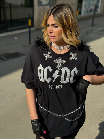 T-Shirt Rock ACDC Church