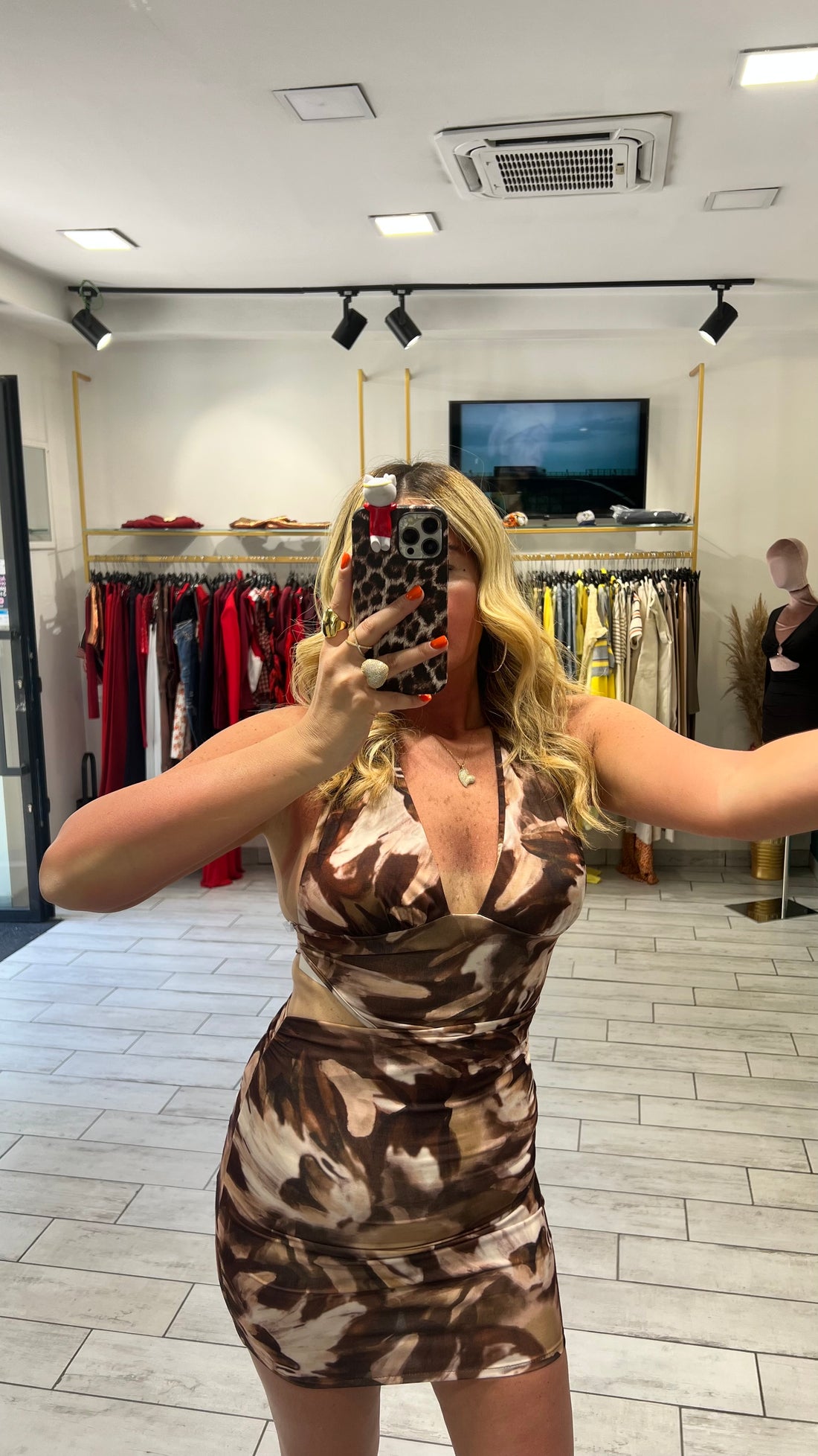 Dress Fimi Marrone