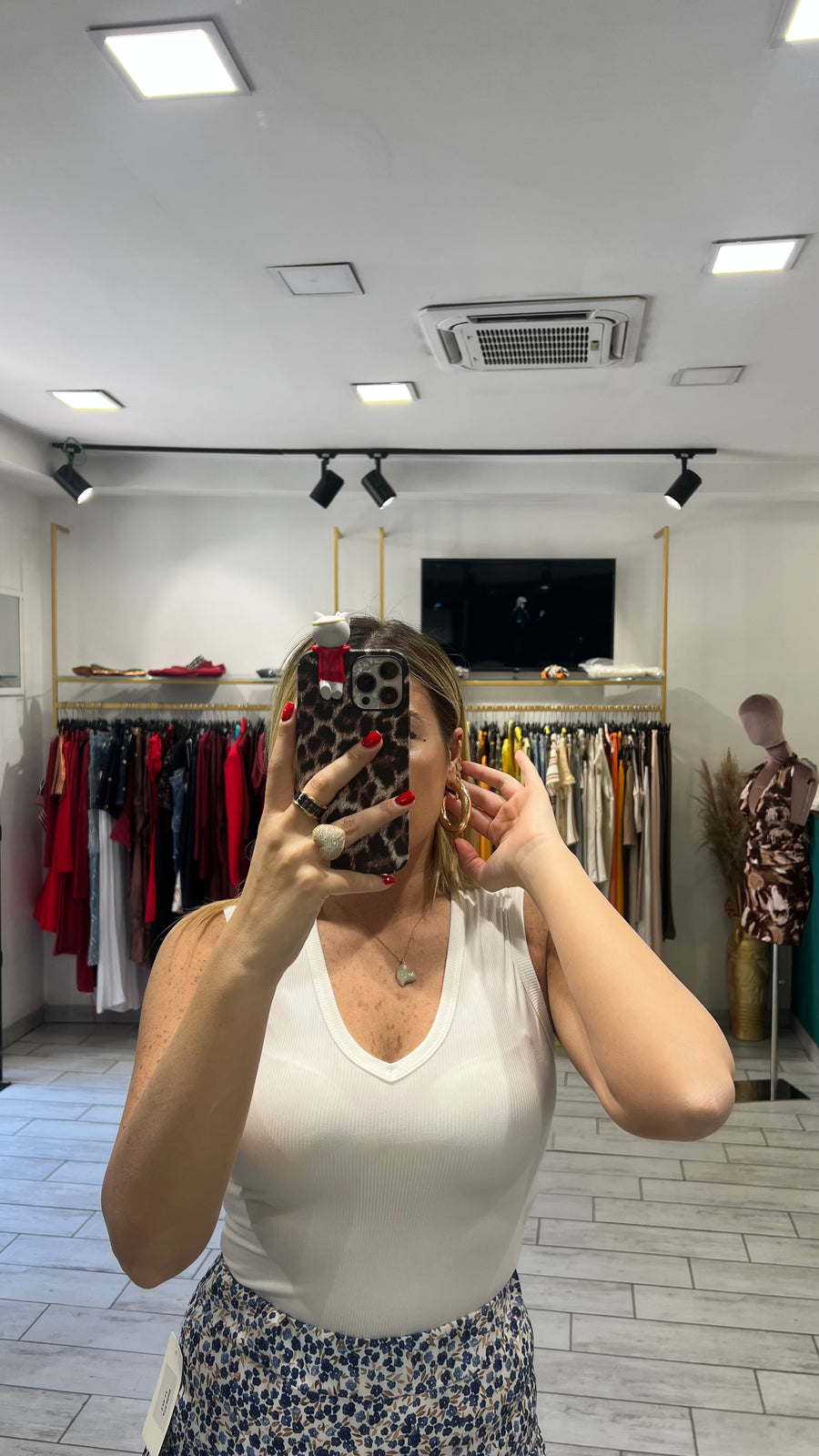 Canotta Cinco Bianca