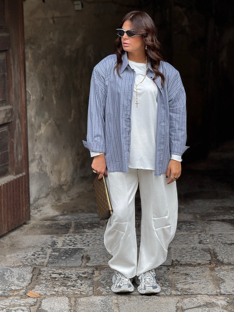 Maxi Shirt Itta Bianca