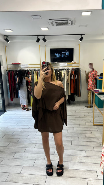 Coordinato Beyo tre pezzi Marrone