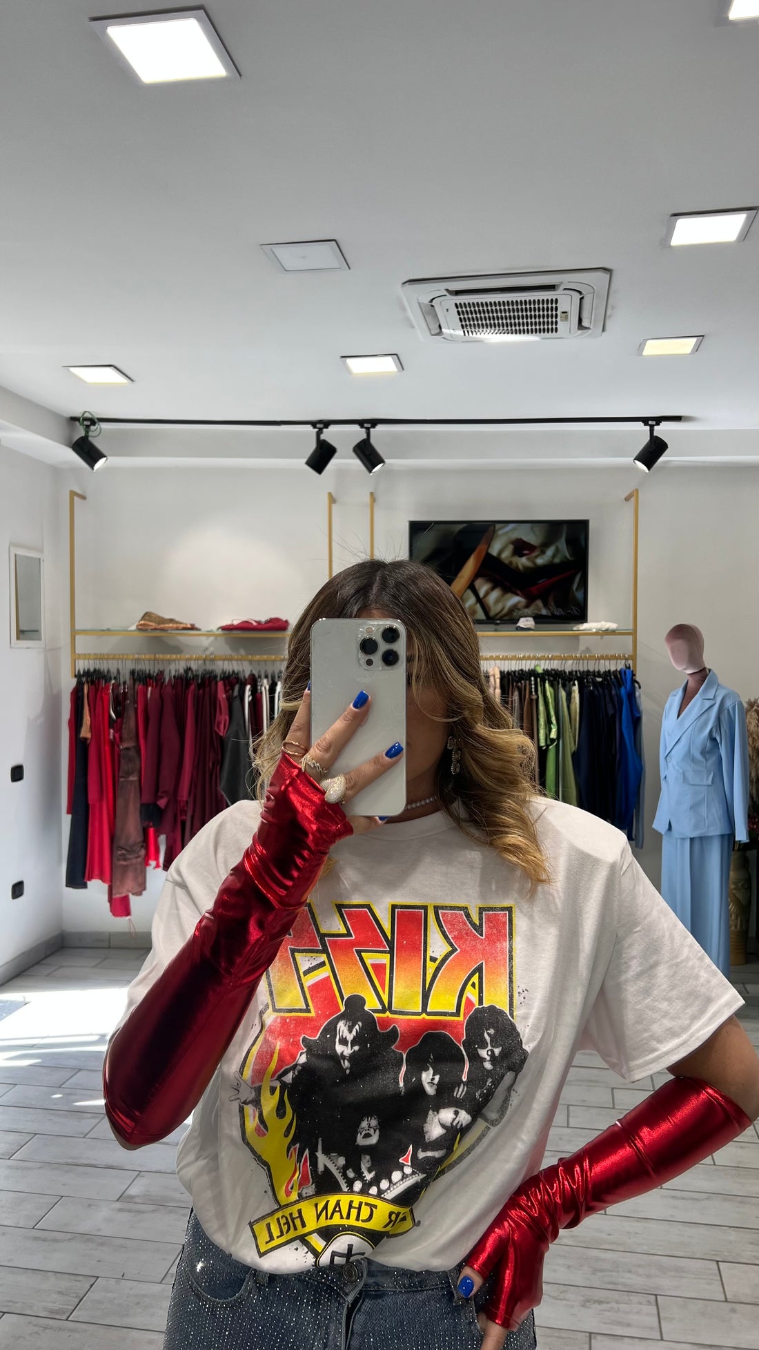 Set T-Shirt Rock Kiss con Bustino