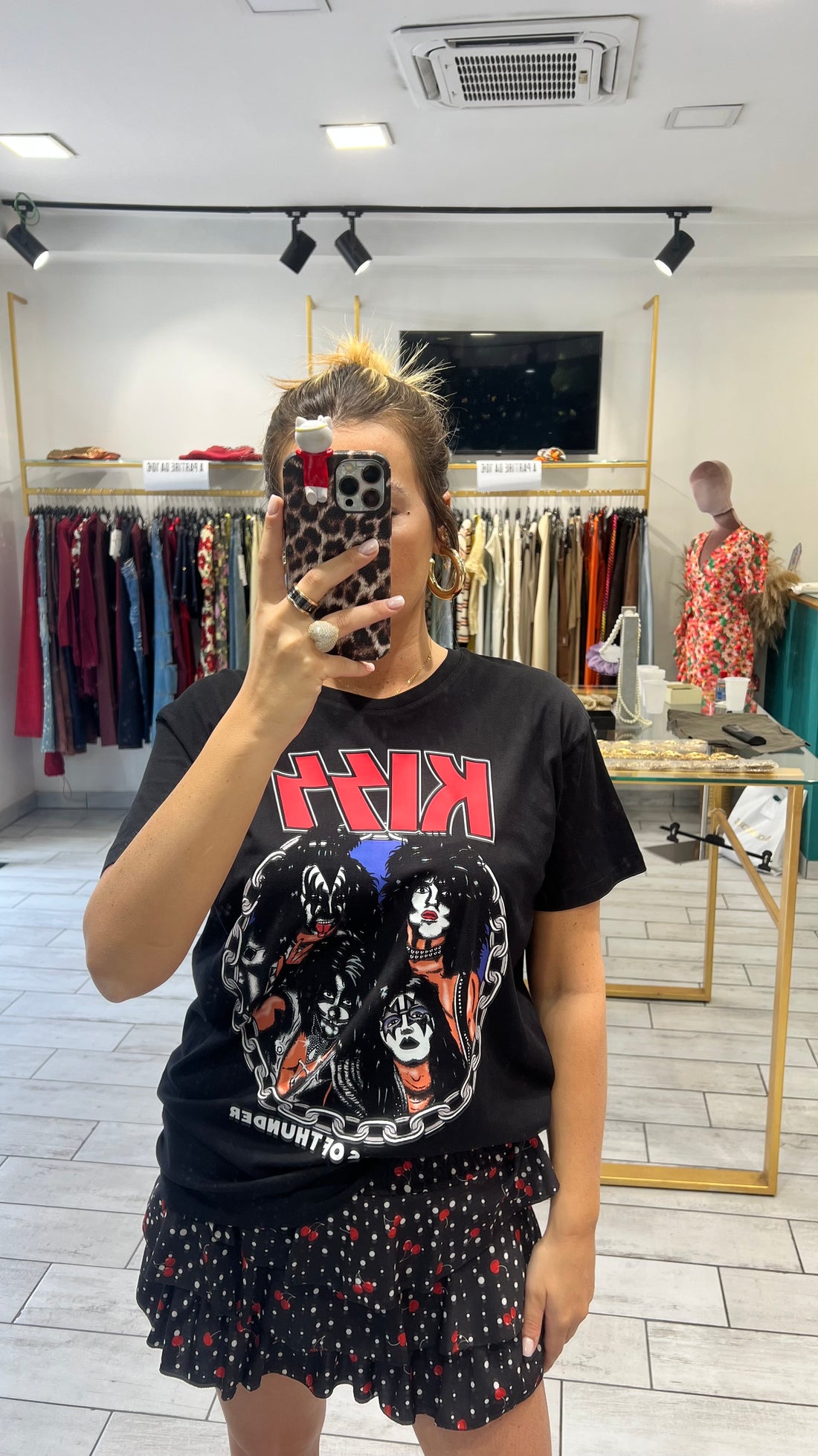 T-Shirt Rock Kiss FourFace