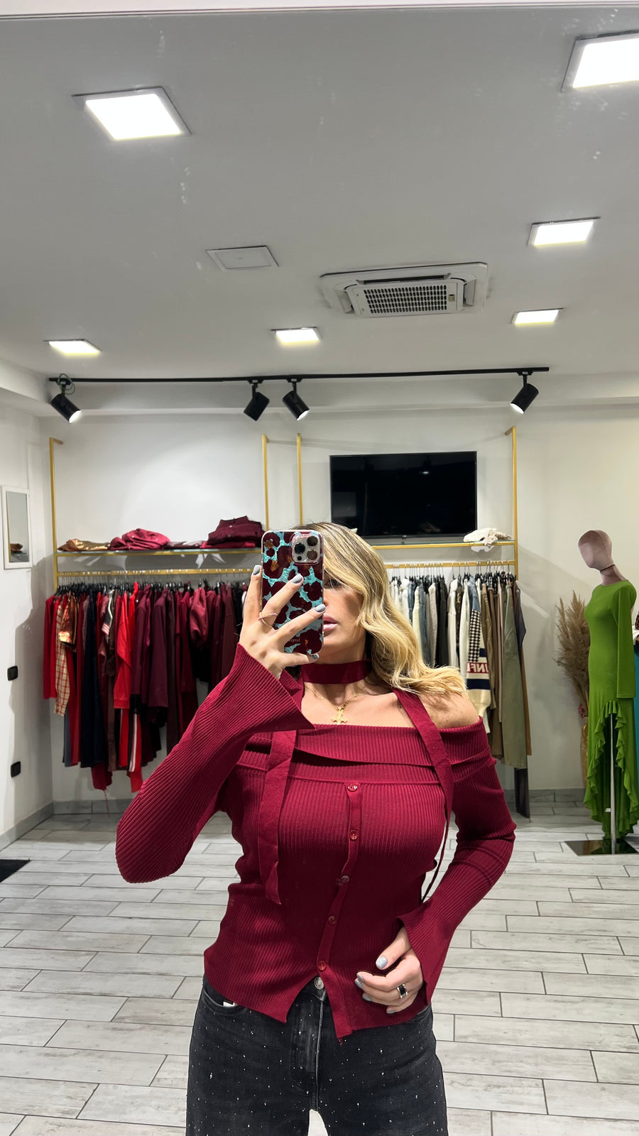 Maglioncino Tokyo Bordo